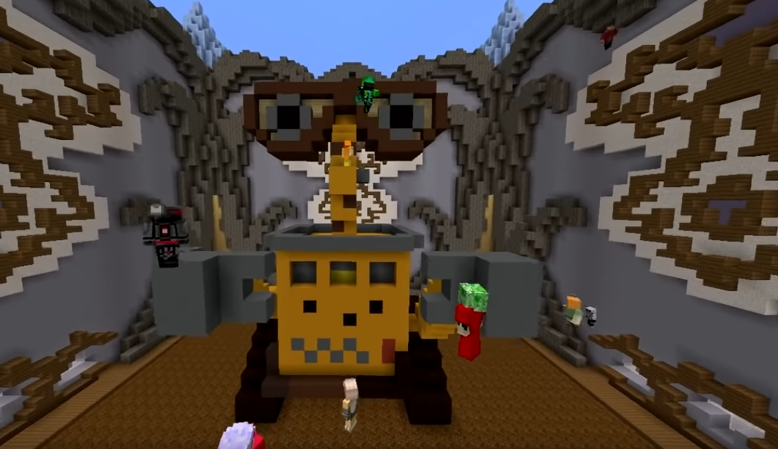 BuildBattle minecraft WALL-E