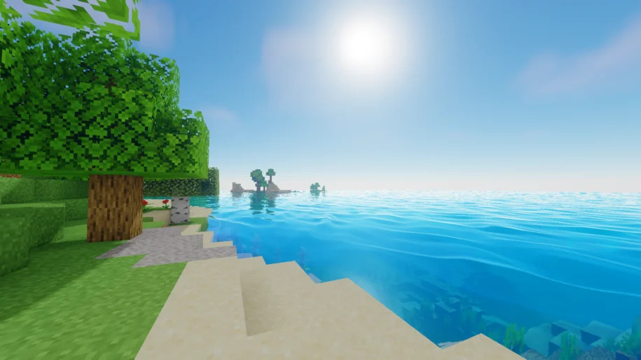 Plage minecraft shaders Youna-RP