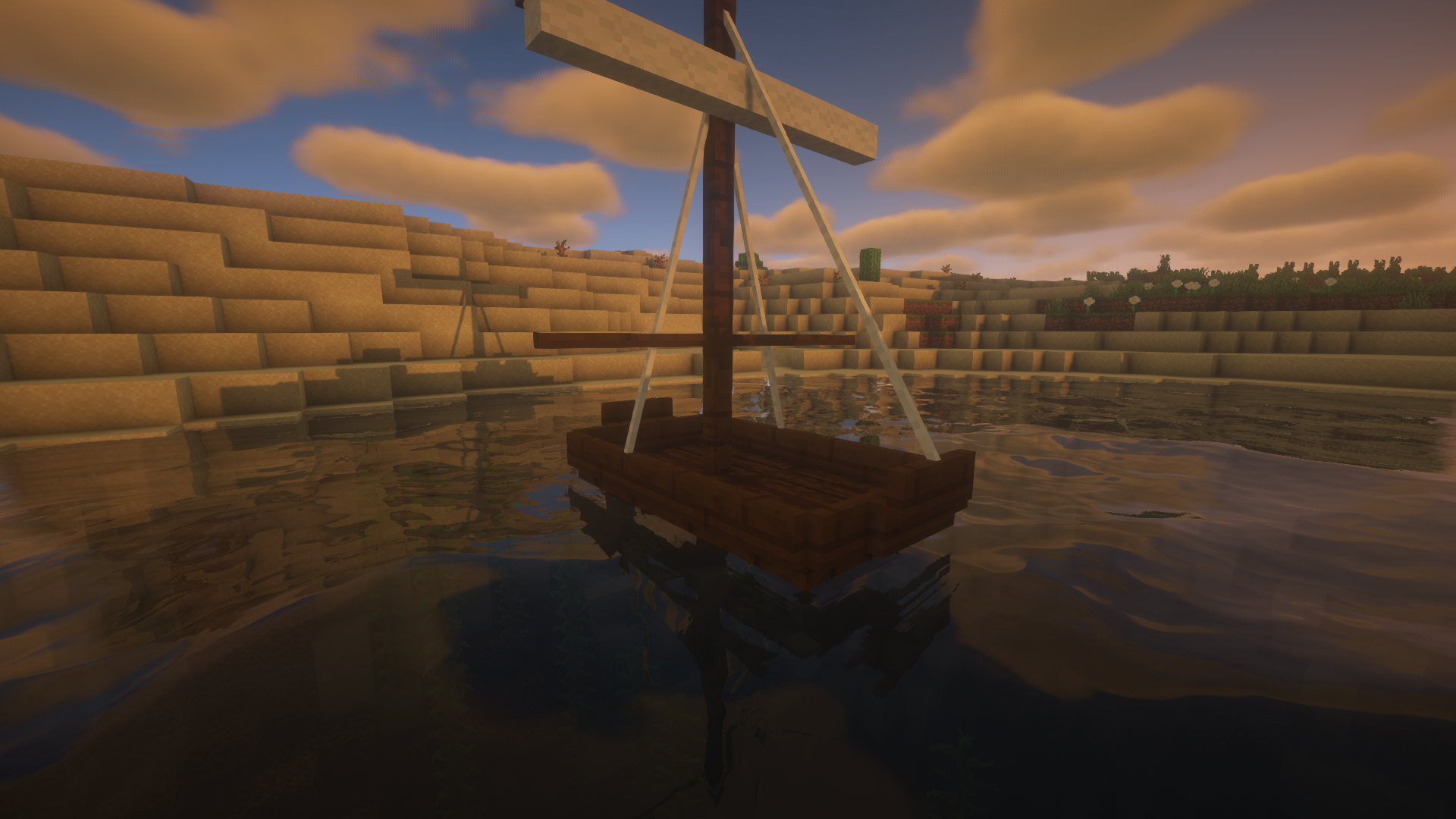 barque à voile smallships mod minecraft